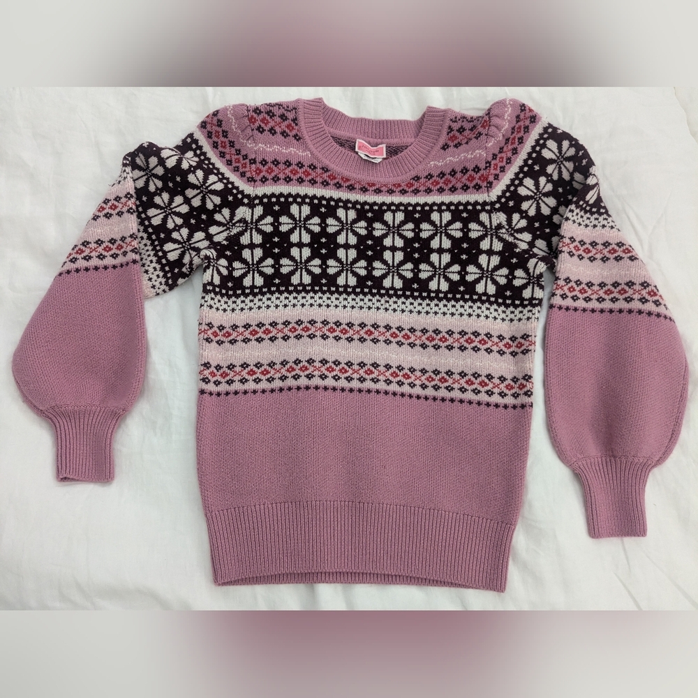 Kate Spade Flower Fair Isle sweater